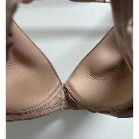 Adore Me 38DD Nude T-Short Bra Criss Cross Back Lightly Lined Wireless Stretch - Picture 4 of 4